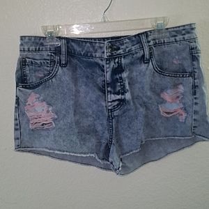 Denim shorts